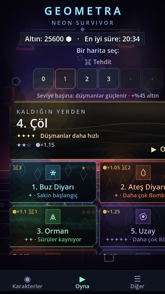 8 harita, 5 tehdit