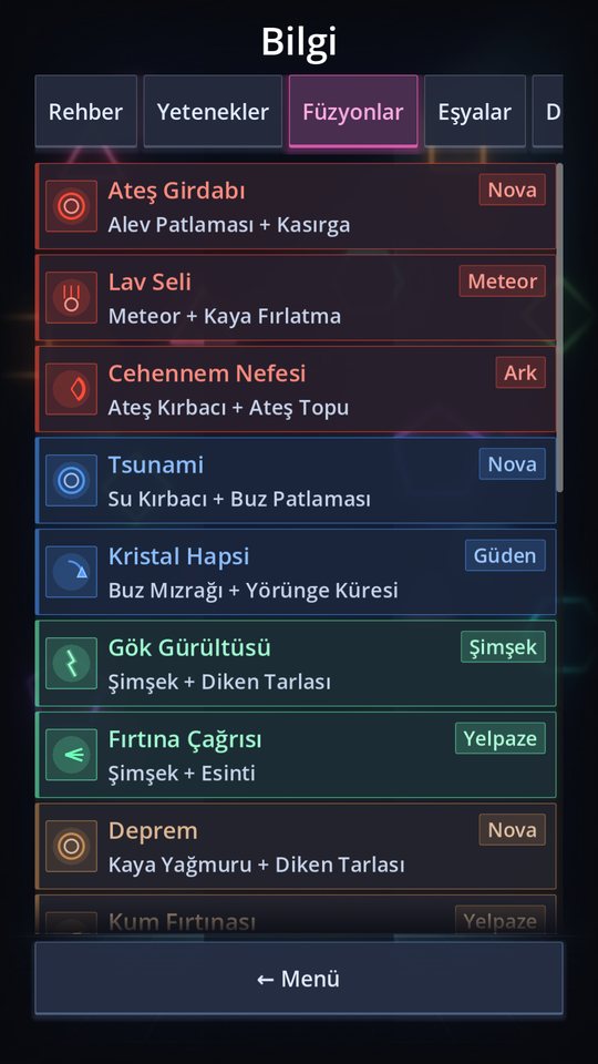 Füzyon rehberi